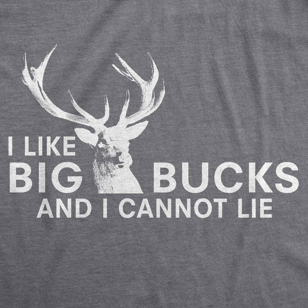 I Like Big Bucks Men's Tshirt Hunting Graphic Tee Western T