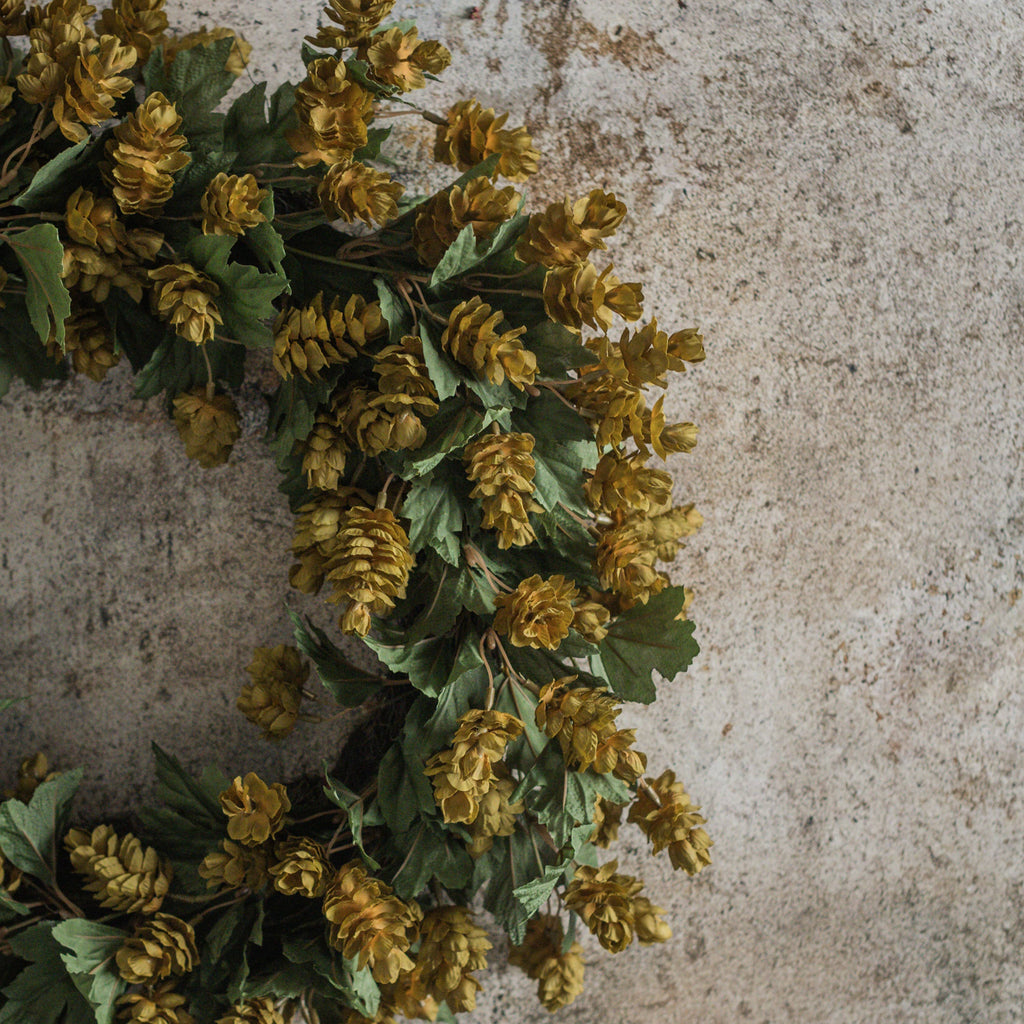 24" GREEN HOPS WREATH