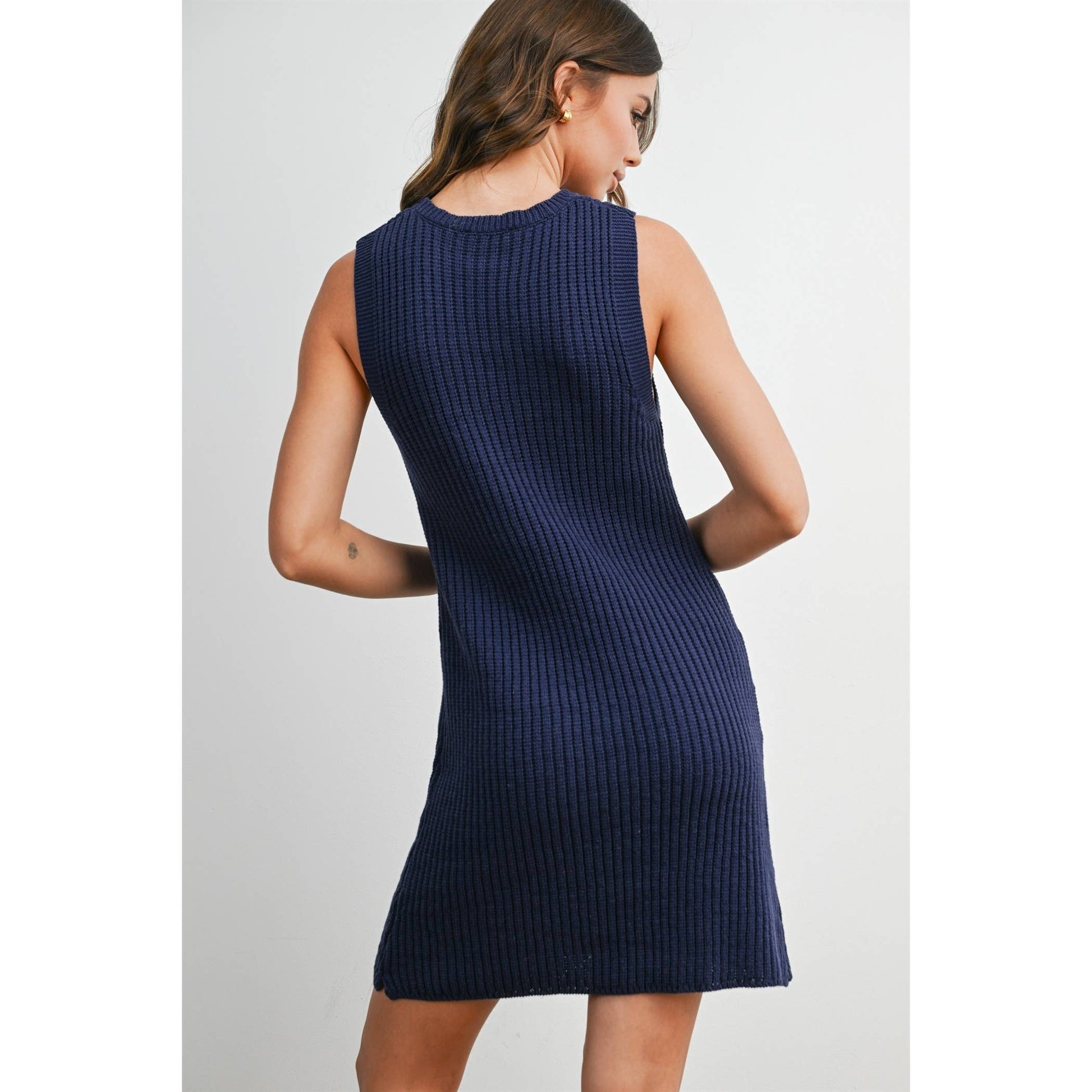 American Flag Graphic Sleeveless Knit Dress