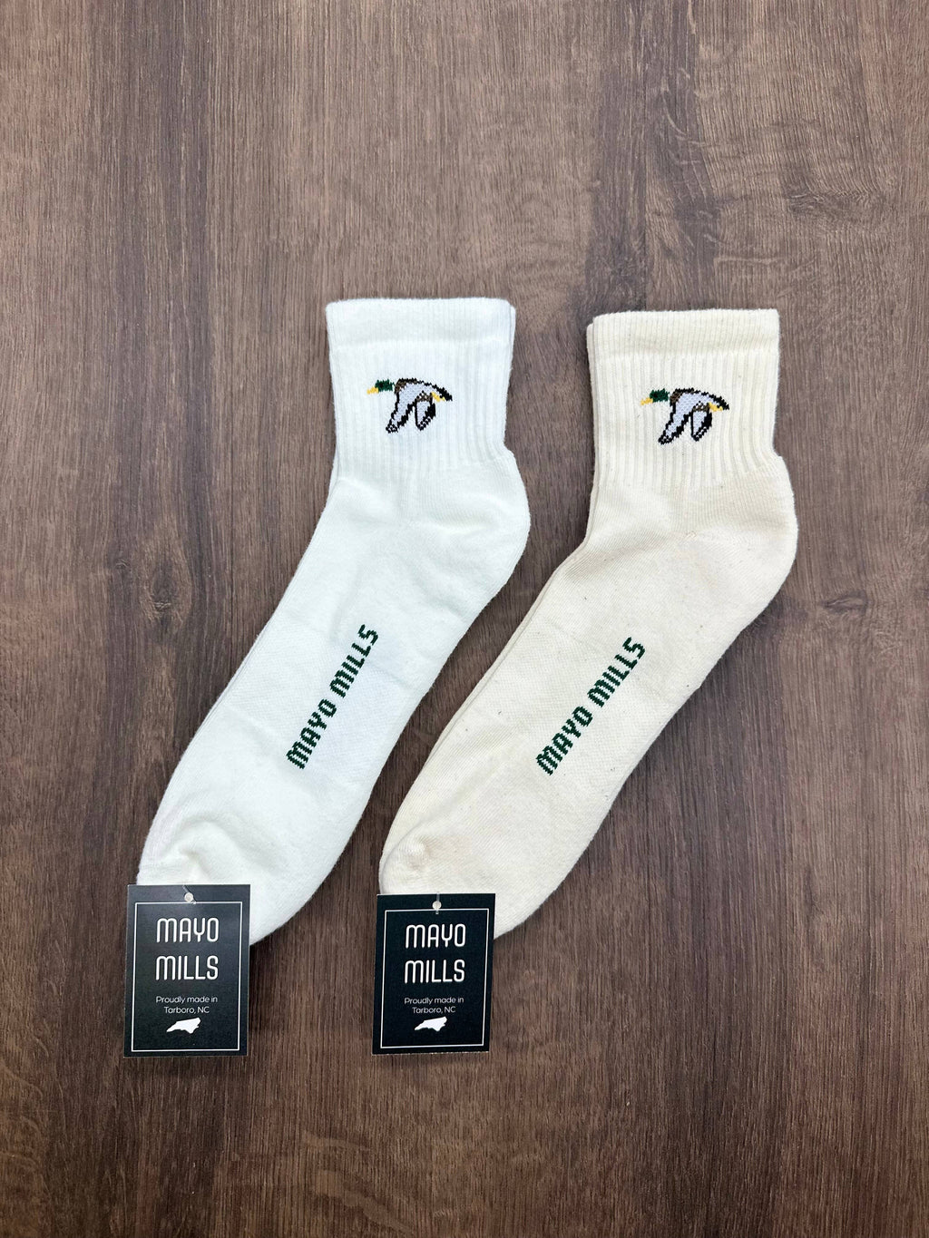 Duck Quarter Crew Socks
