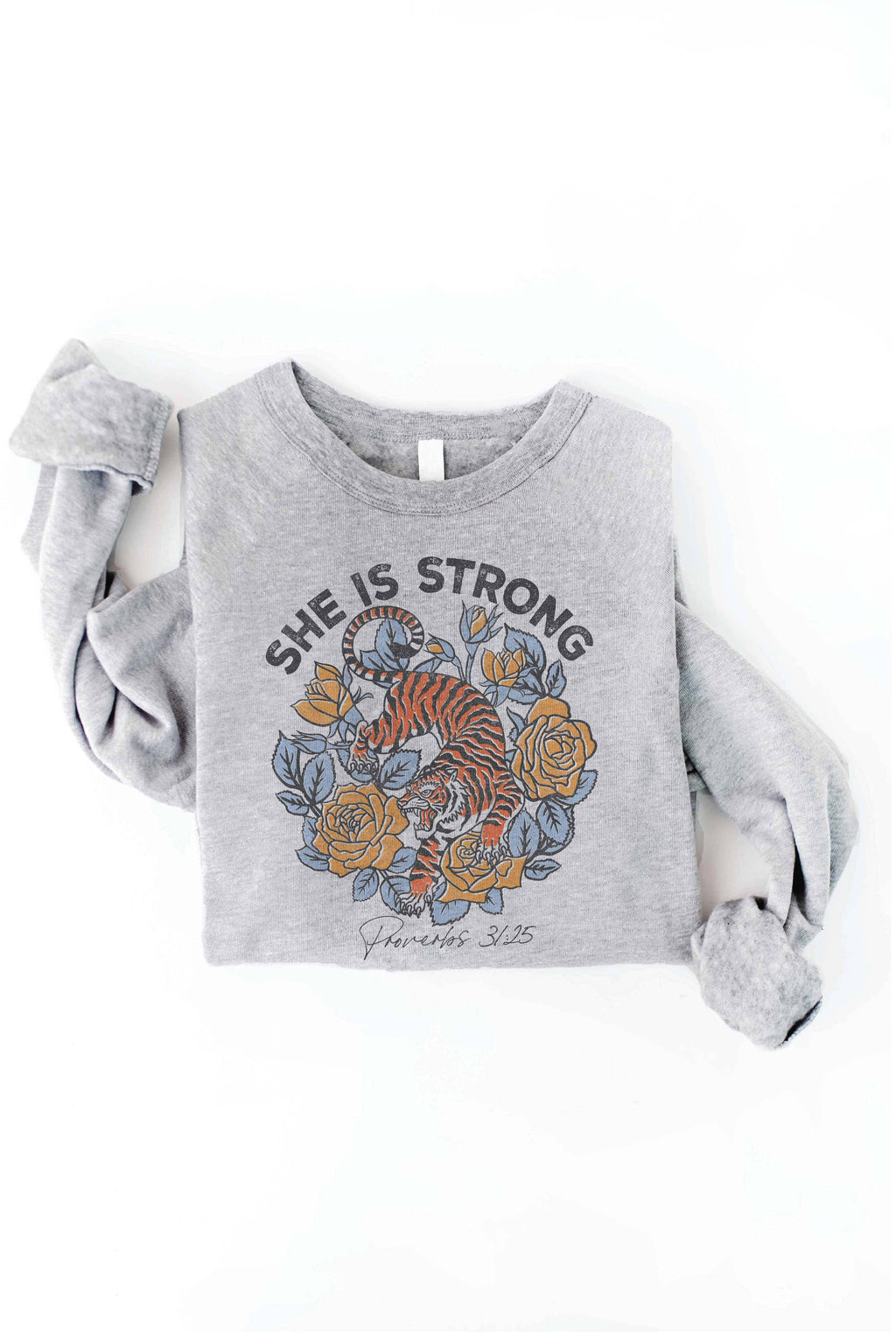 SHE IS STRONG Graphic Sweatshirt