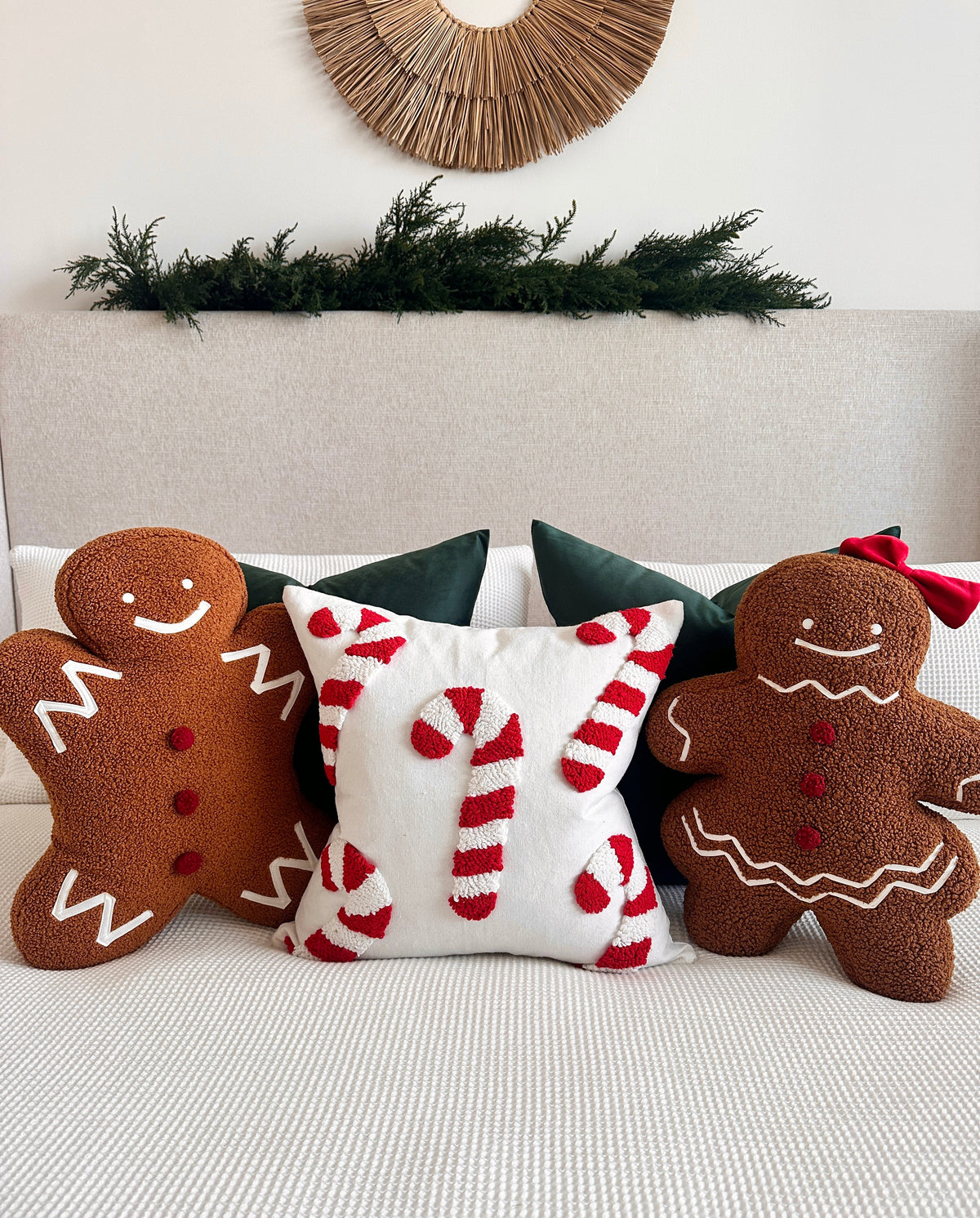 Ms. Gingerbread Shaped Pillow PREORDER