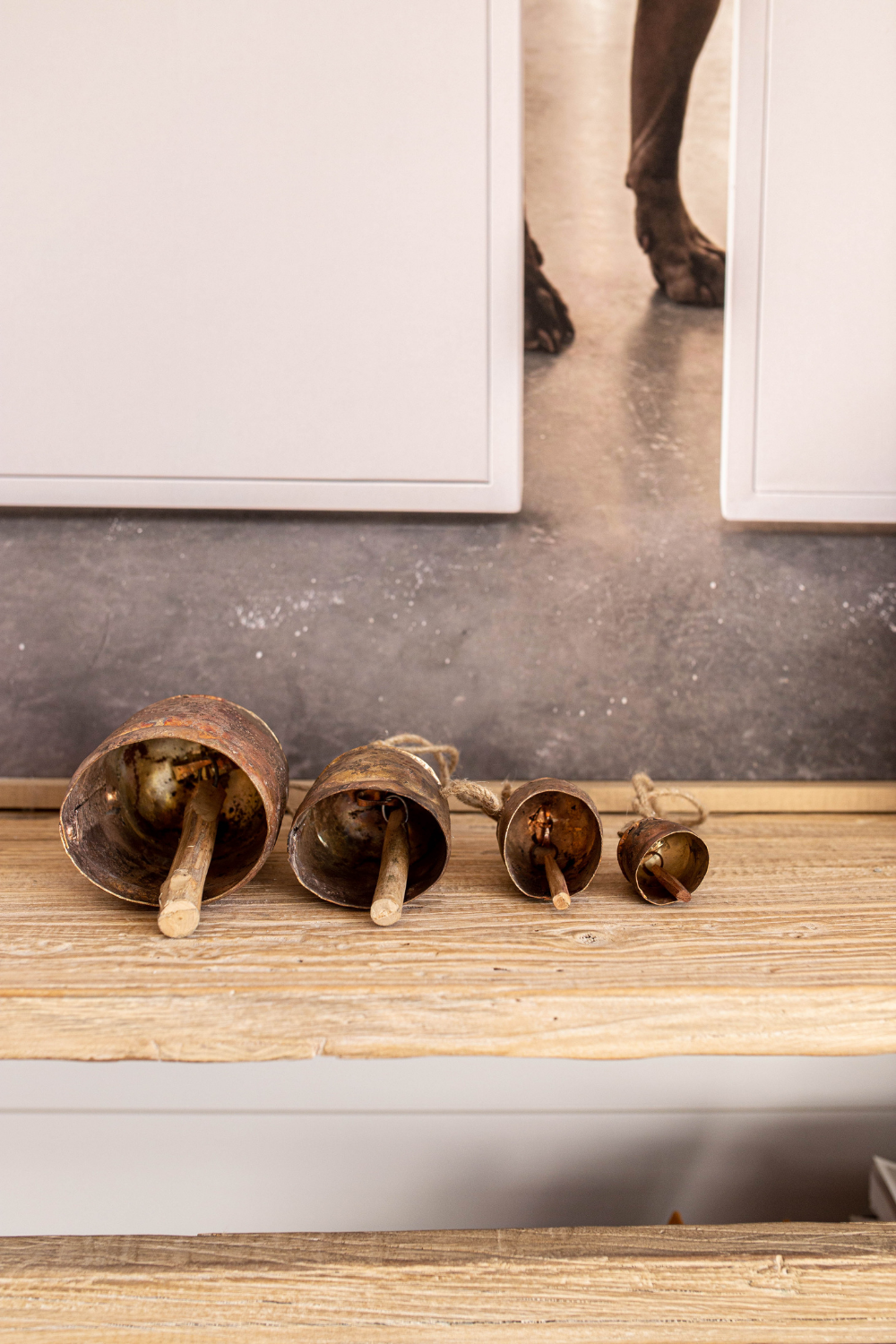 Vintage Inspired Copper Desert Bell Small Christmas Decor