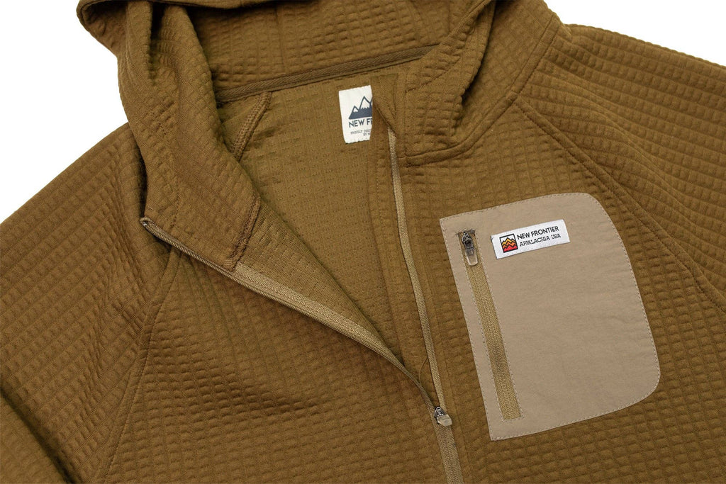 Men's Waffle Tech Hoodie (Yellowstone)