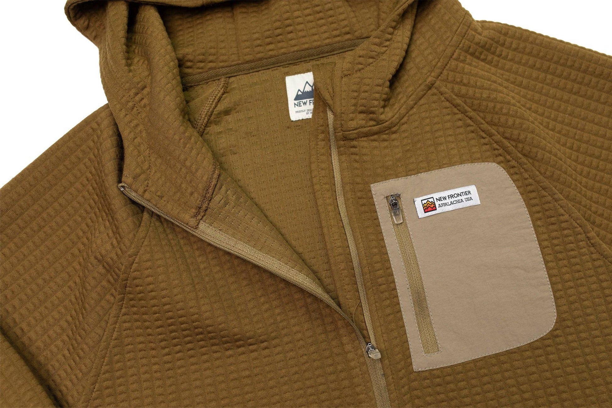 Men's Waffle Tech Hoodie (Yellowstone)