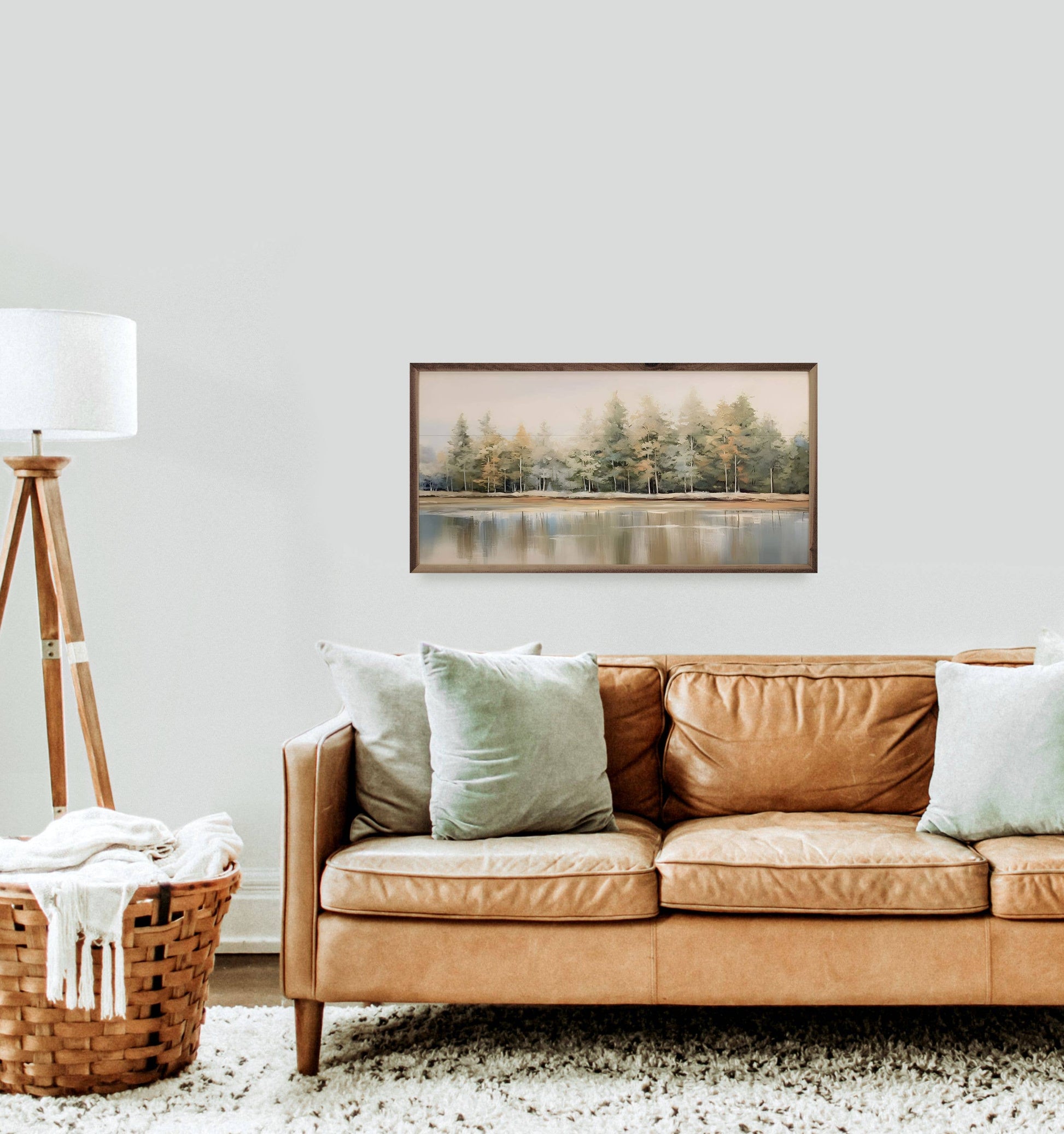 Lakeshore Trees 5 By Petals Prints Design