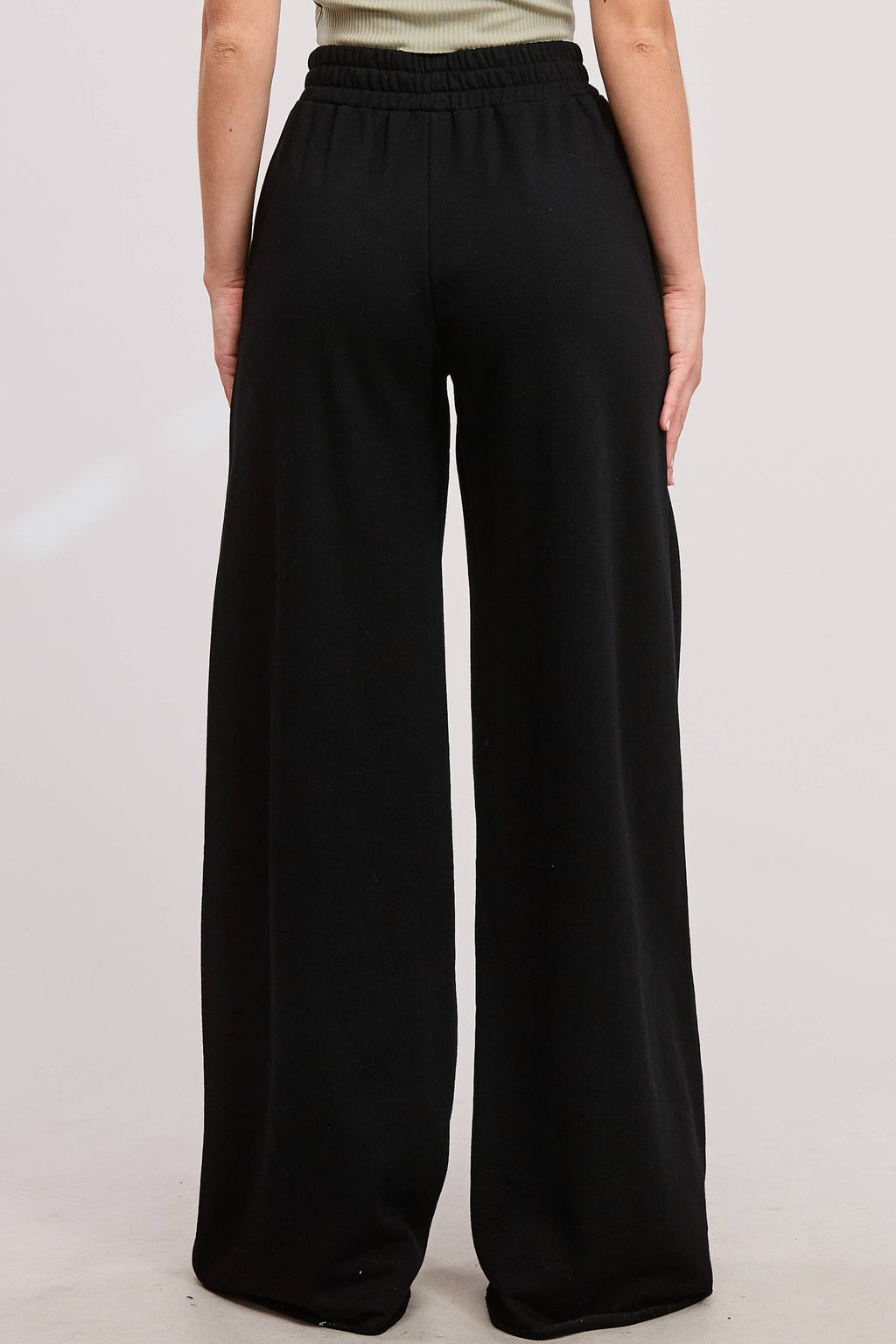 Wide Leg Cotton Jogger Sweatpants