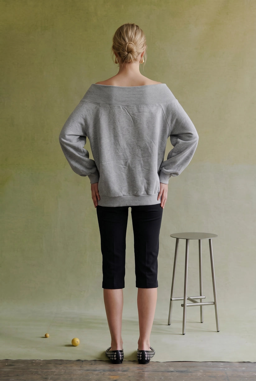 Off The Shoulder Sweatshirt