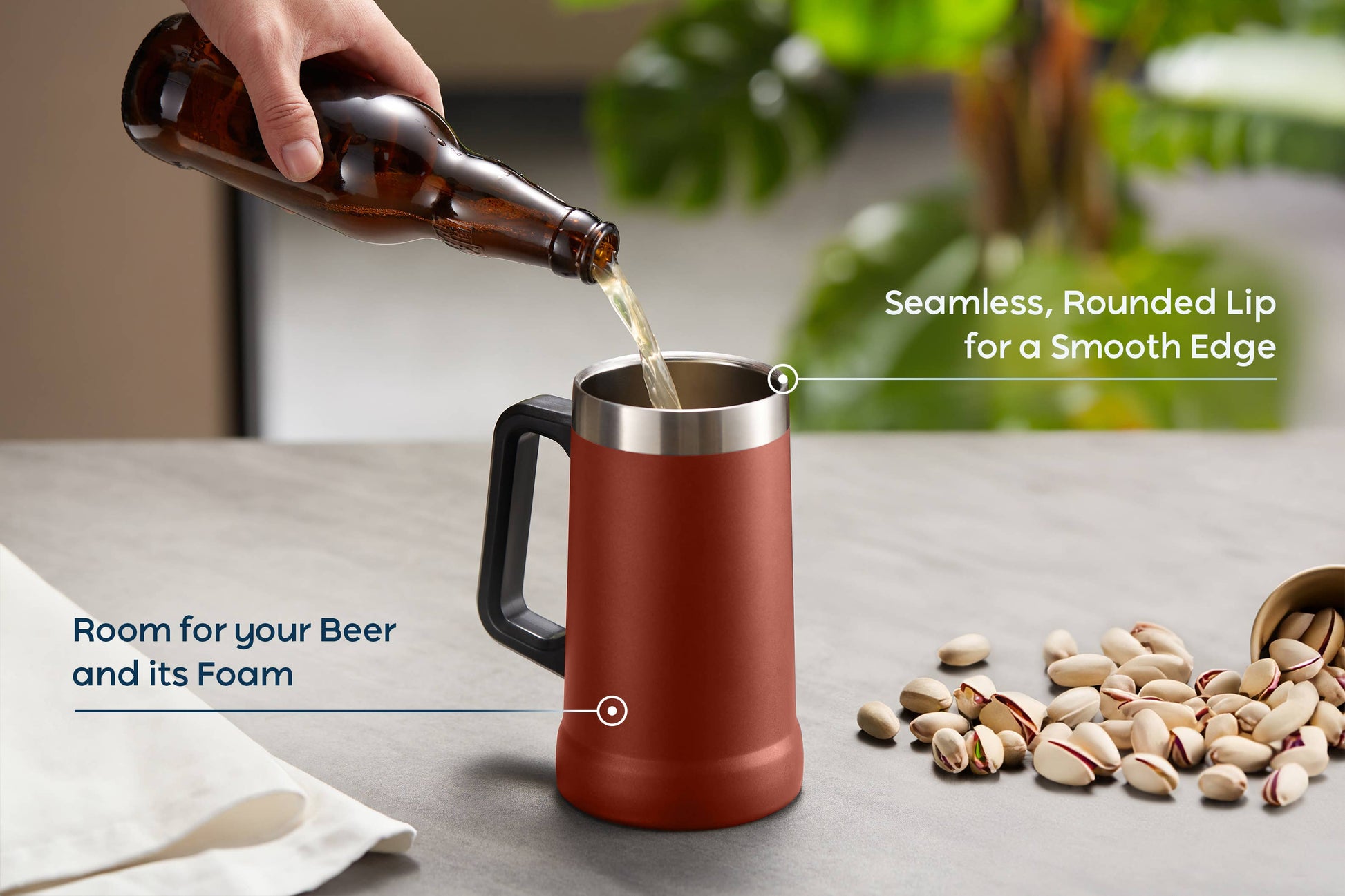 Kook Beer Stein, 23.7 oz