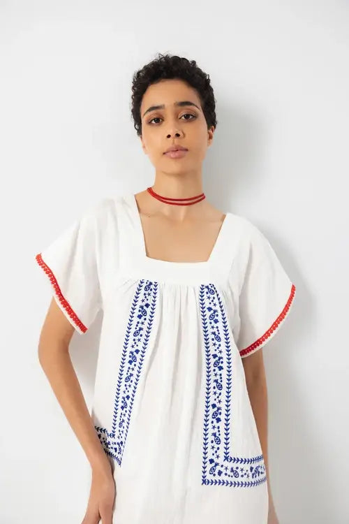 Embroidered Dress (405505-10)