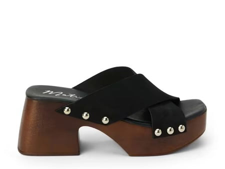 VENICE BLACK Block Heel