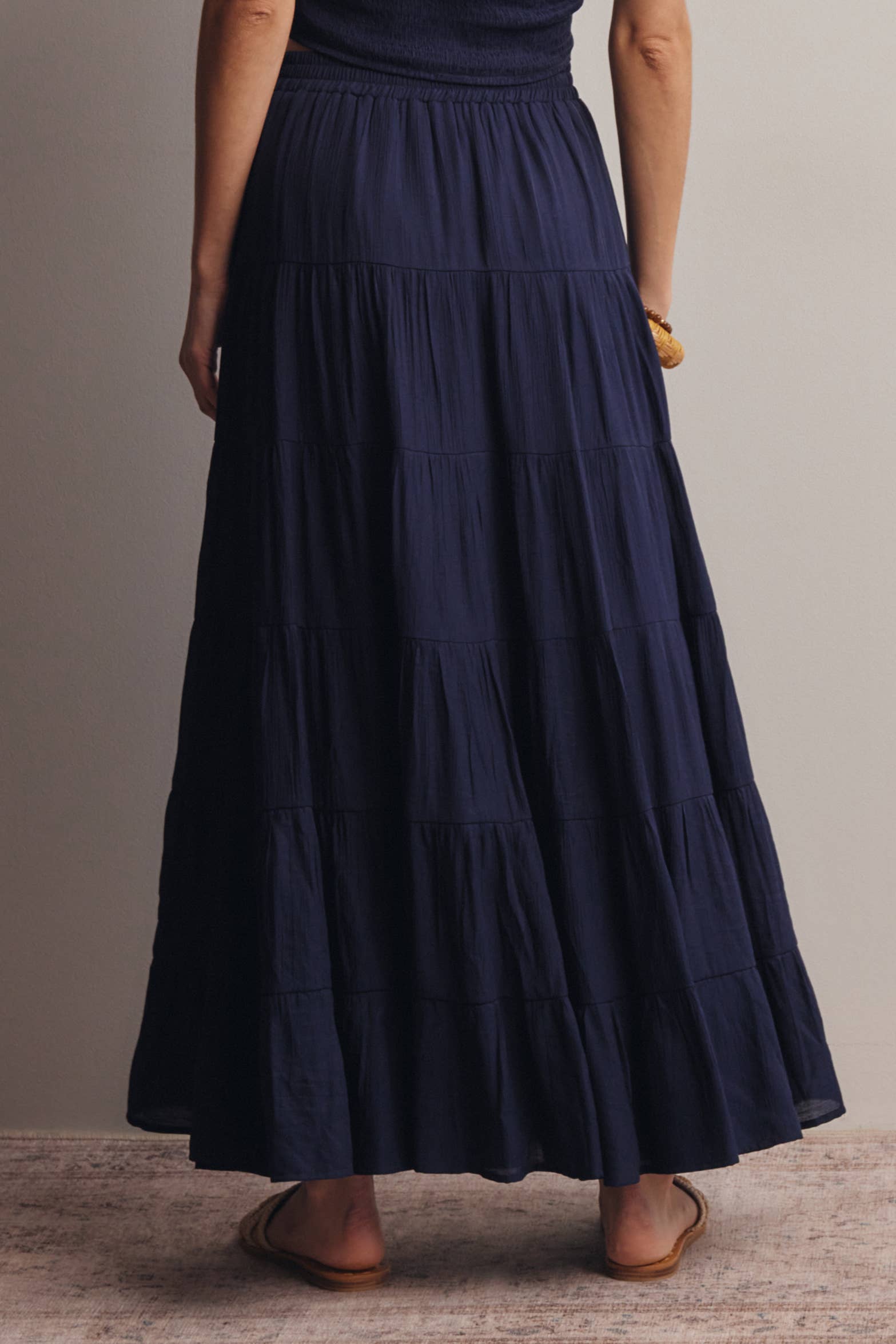 Tiered Maxi Skirt