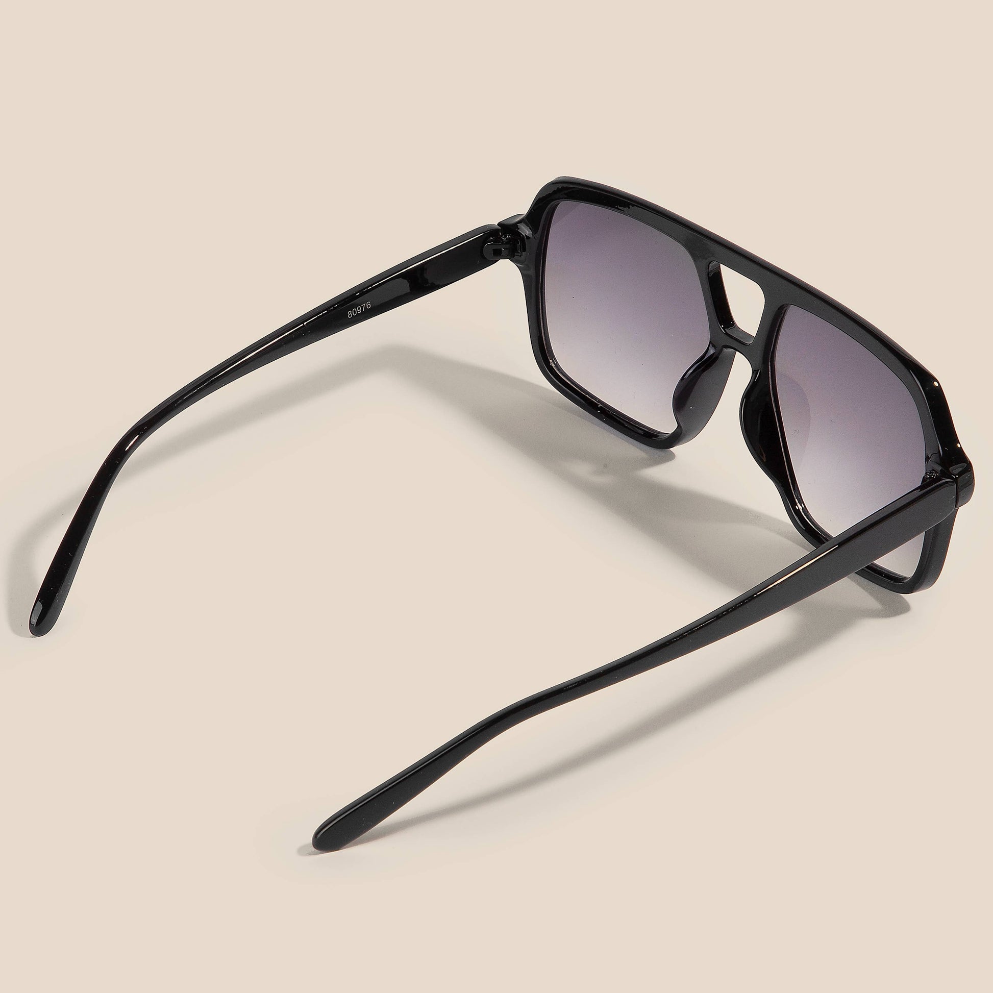 Large Acetate Frame Retro Aviator Sunglasses Set