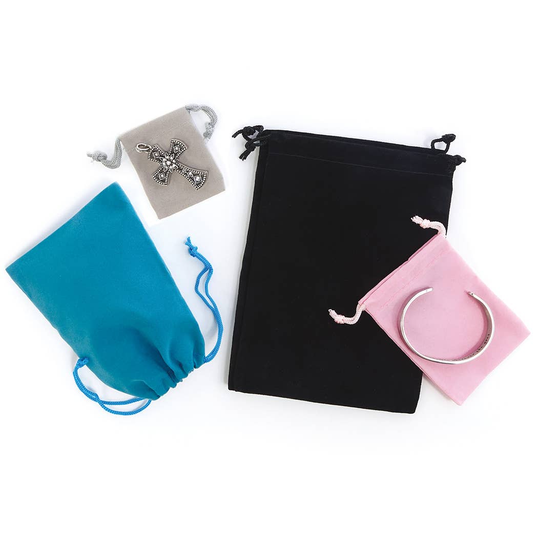 Velour Drawstring Jewelry Bags