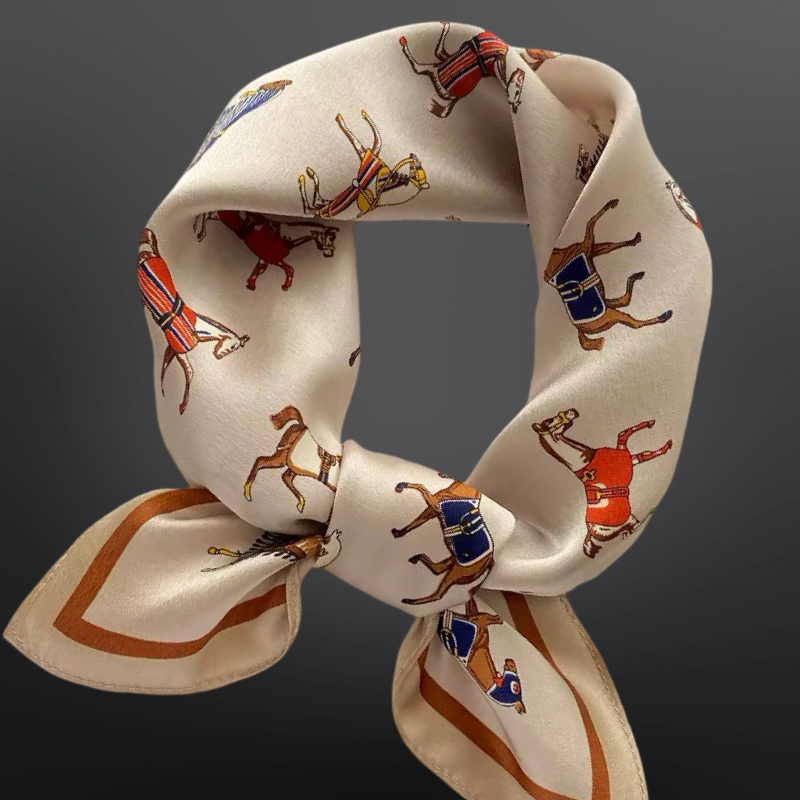Equestrian Silk Scarf