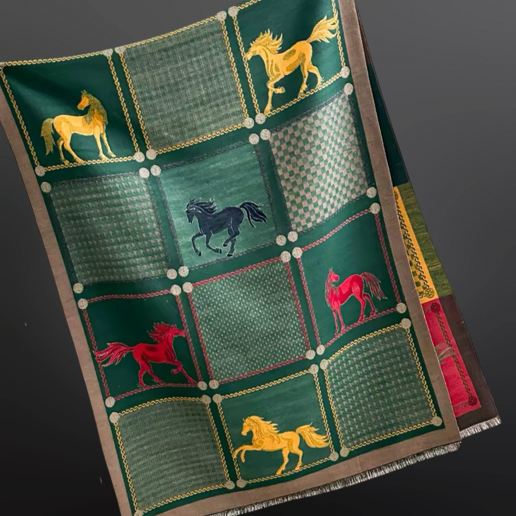 Wild Horses Equestrian Scarf