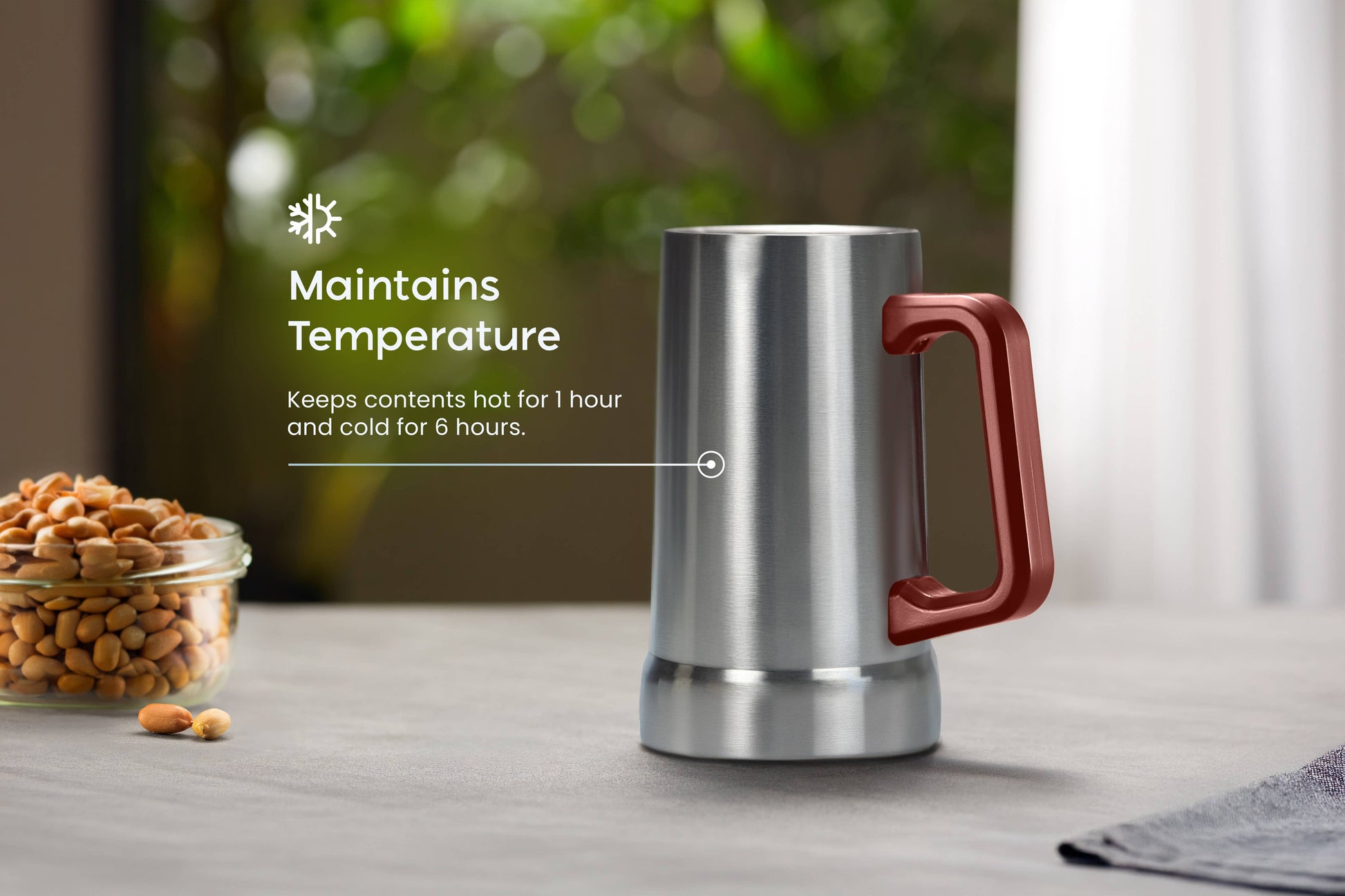 Kook Beer Stein, 23.7 oz