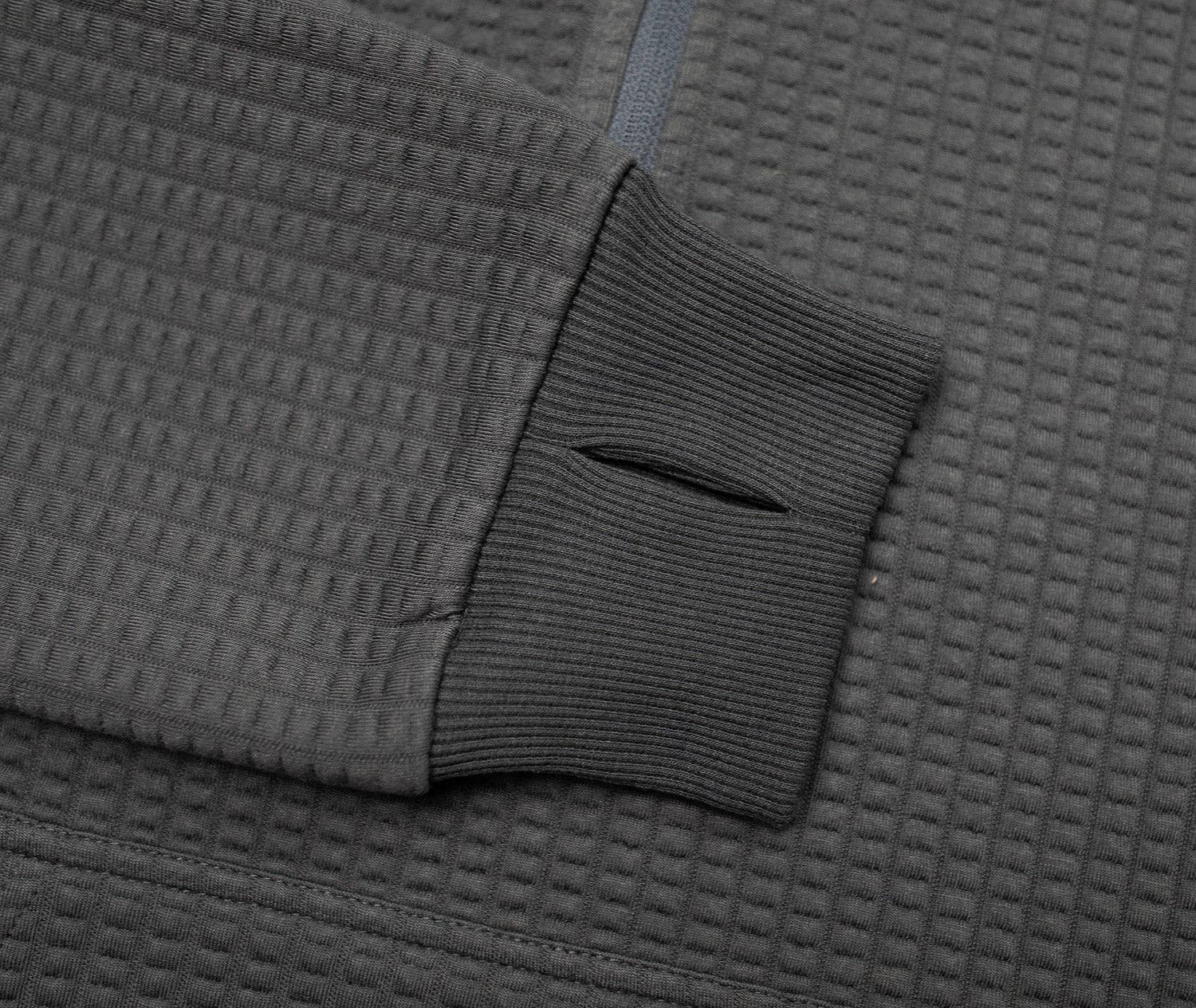Men's Waffle Tech Hoodie (Carbon)