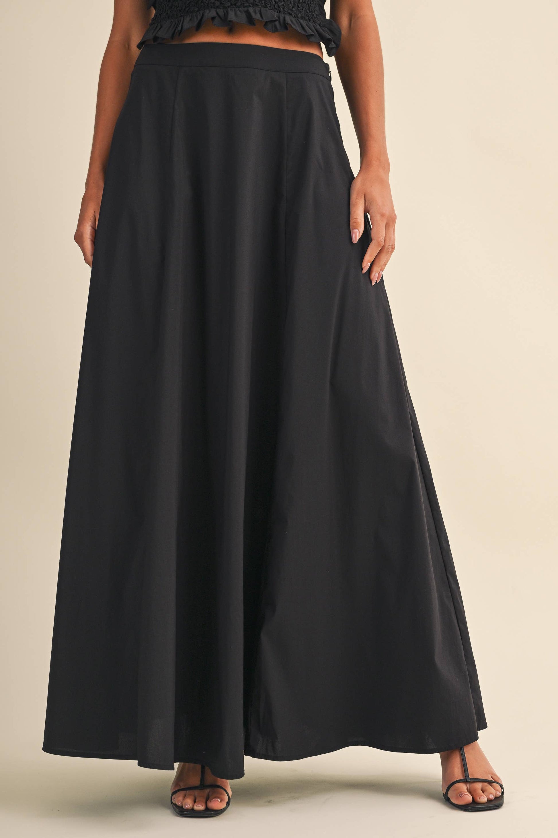 A LINE MAXI SKIRT