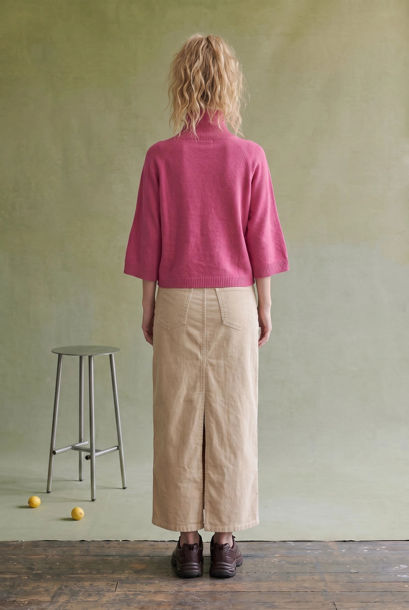 Wide Sleeve Turtleneck Sweater