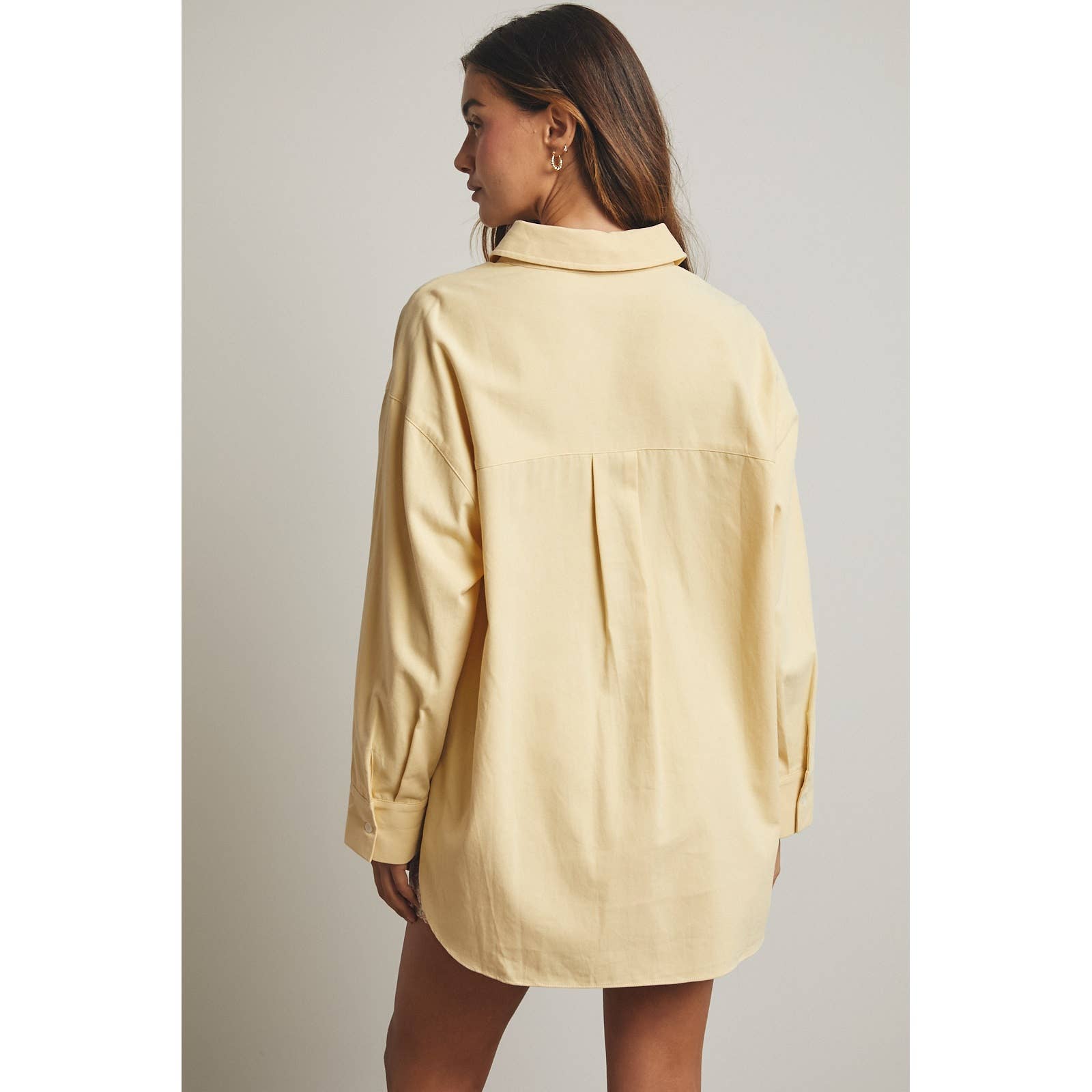 COTTON BUTTON-UP SHIRT