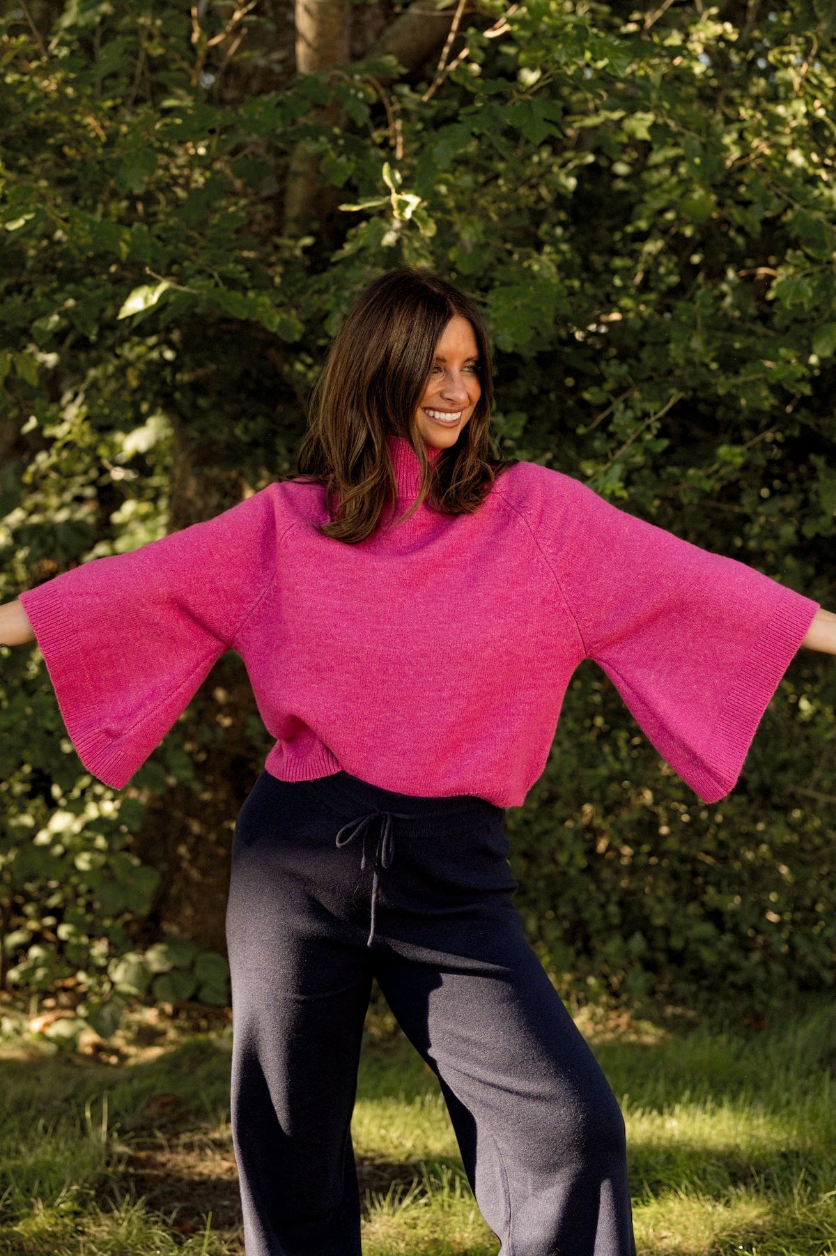 Wide Sleeve Turtleneck Sweater
