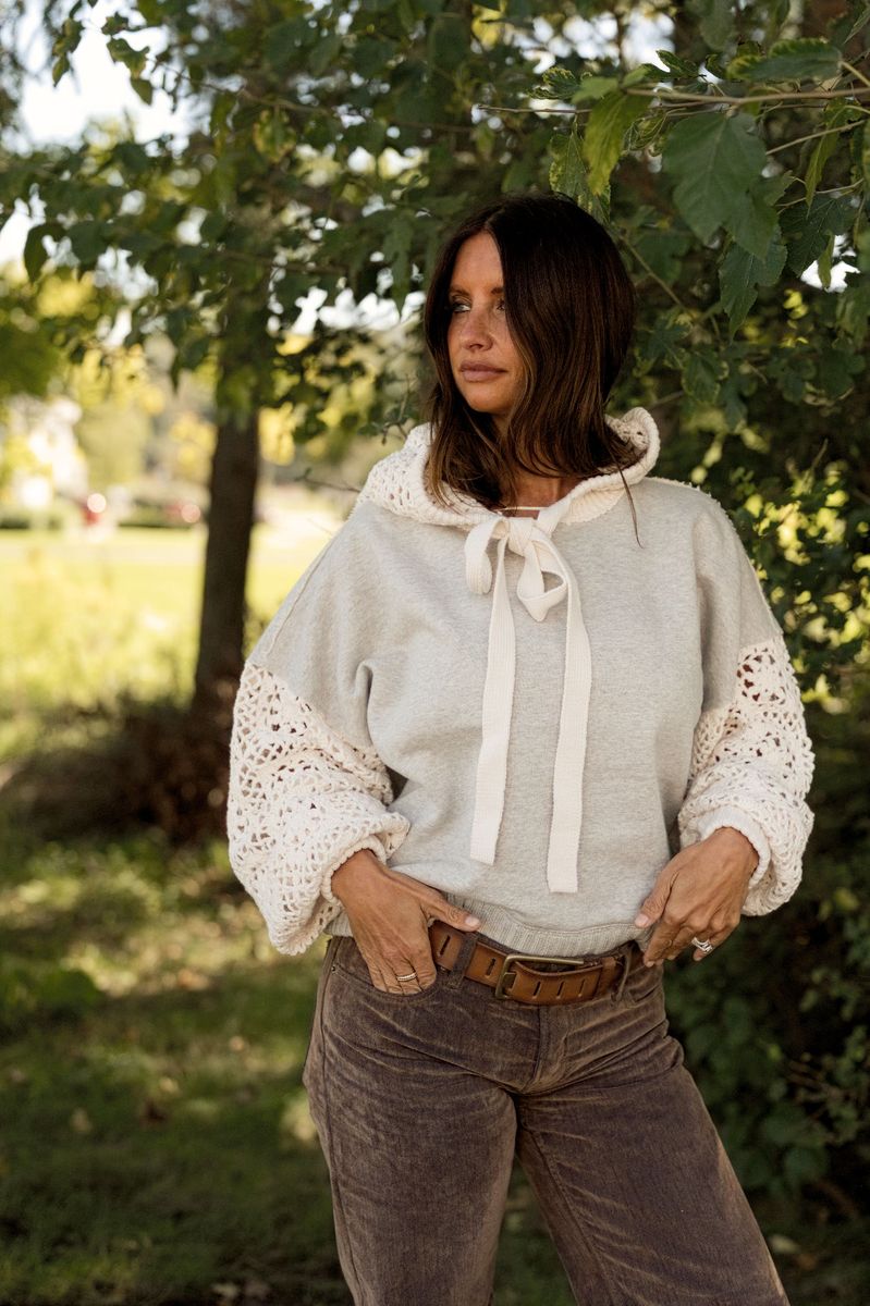 Free People Laced In Hoodie
