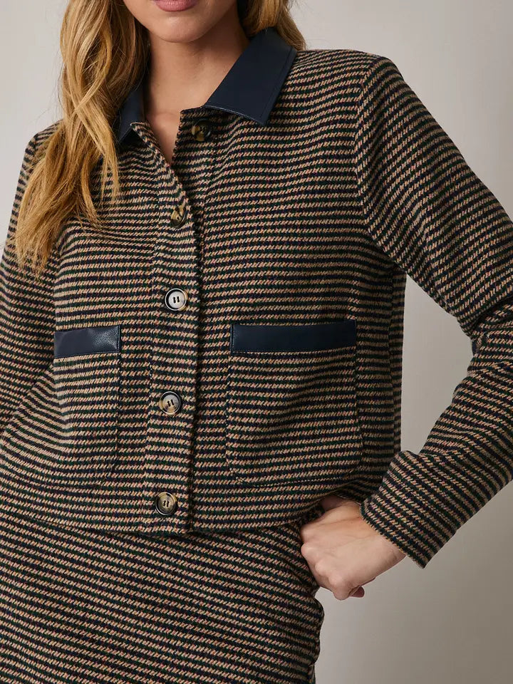 HOUNDSTOOTH MINI SKIRT