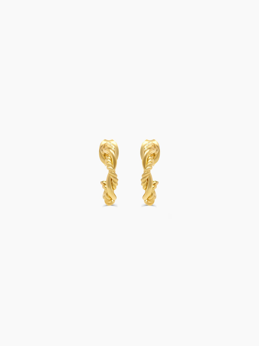 Braided Mini Hoops