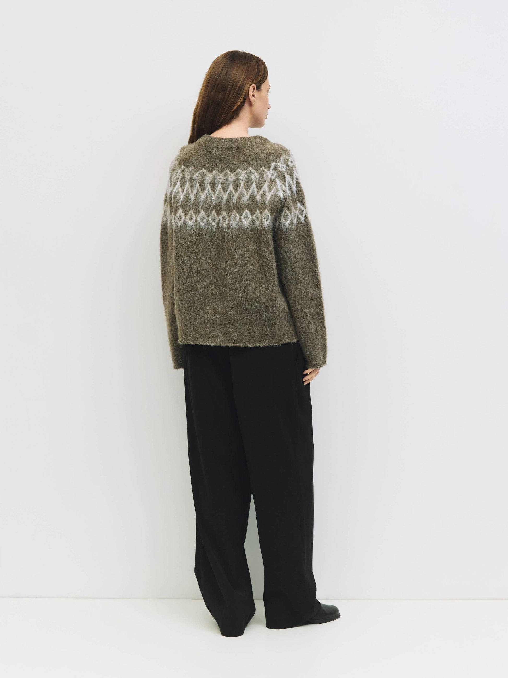 The Wilson Sweater | Fair Isle Brushed Sweater