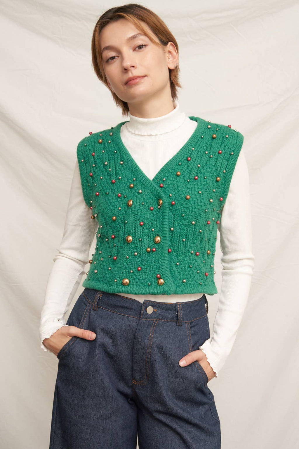 Christmas Tree Sweater Vest