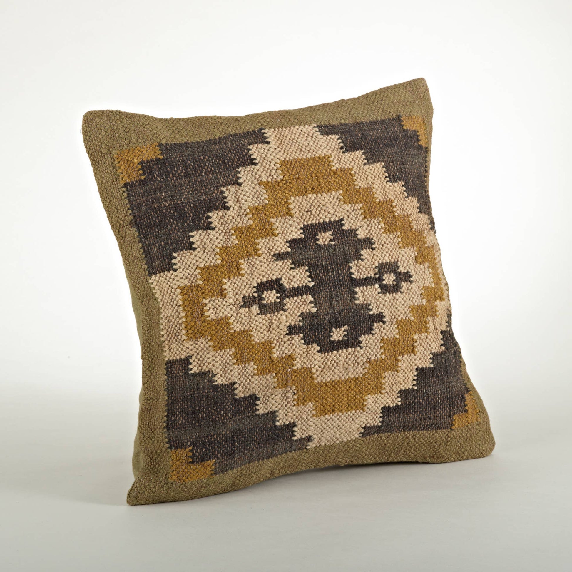 Kilim Design Pillow - Down Filled