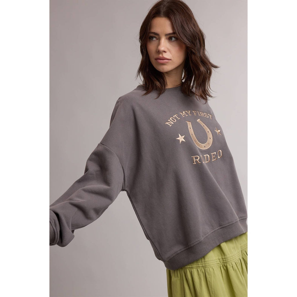 NOT MY FIRST RODEO SWEATSHIRT