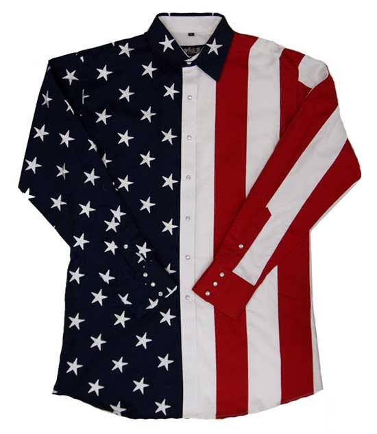 Ladies  Flag/Star Embroid <br>211-1801