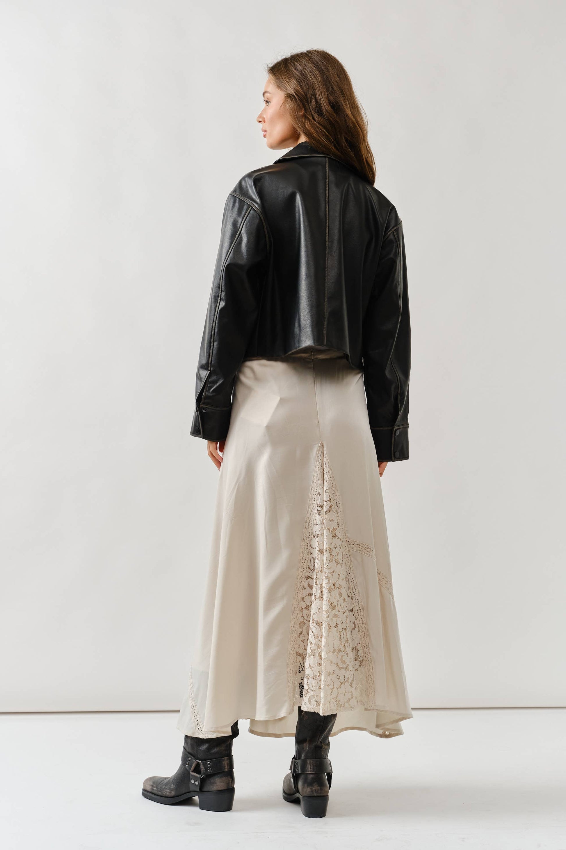 MAJ3310 VINTAGE WASHED LEATHER JACKET