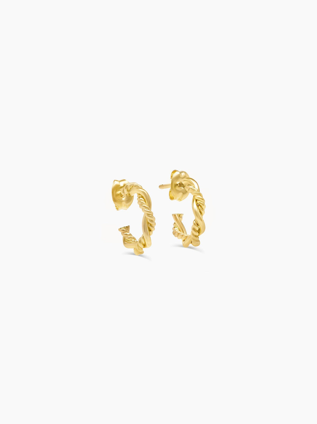 Braided Mini Hoops