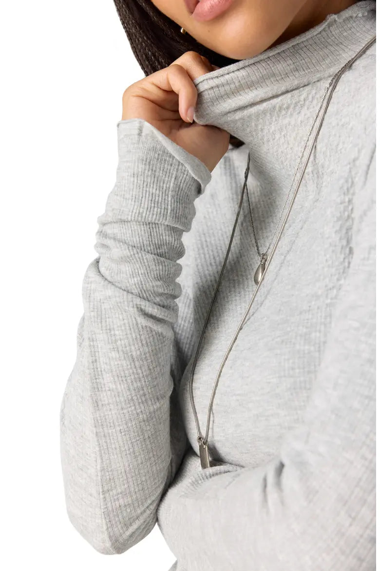 Free People So Soft Seamless Mock Neck