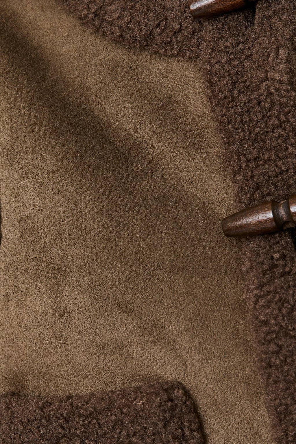 SUEDE & SHERPA BONDING VEST OUTERWEAR