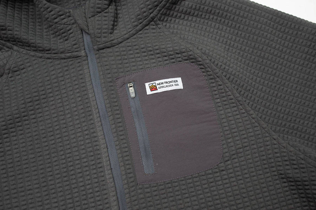 Men's Waffle Tech Hoodie (Carbon)