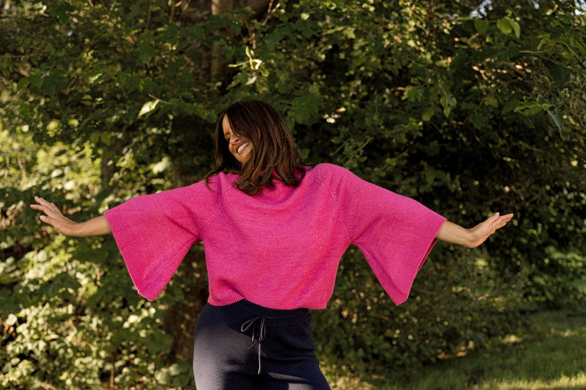 Wide Sleeve Turtleneck Sweater