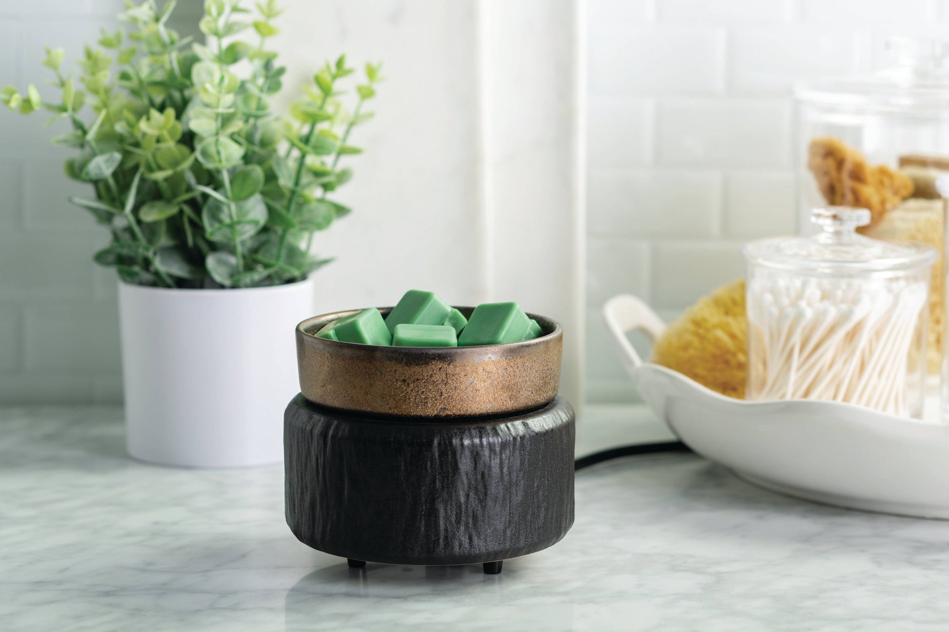 2-IN-1 Fragrance Warmer Primitive Black