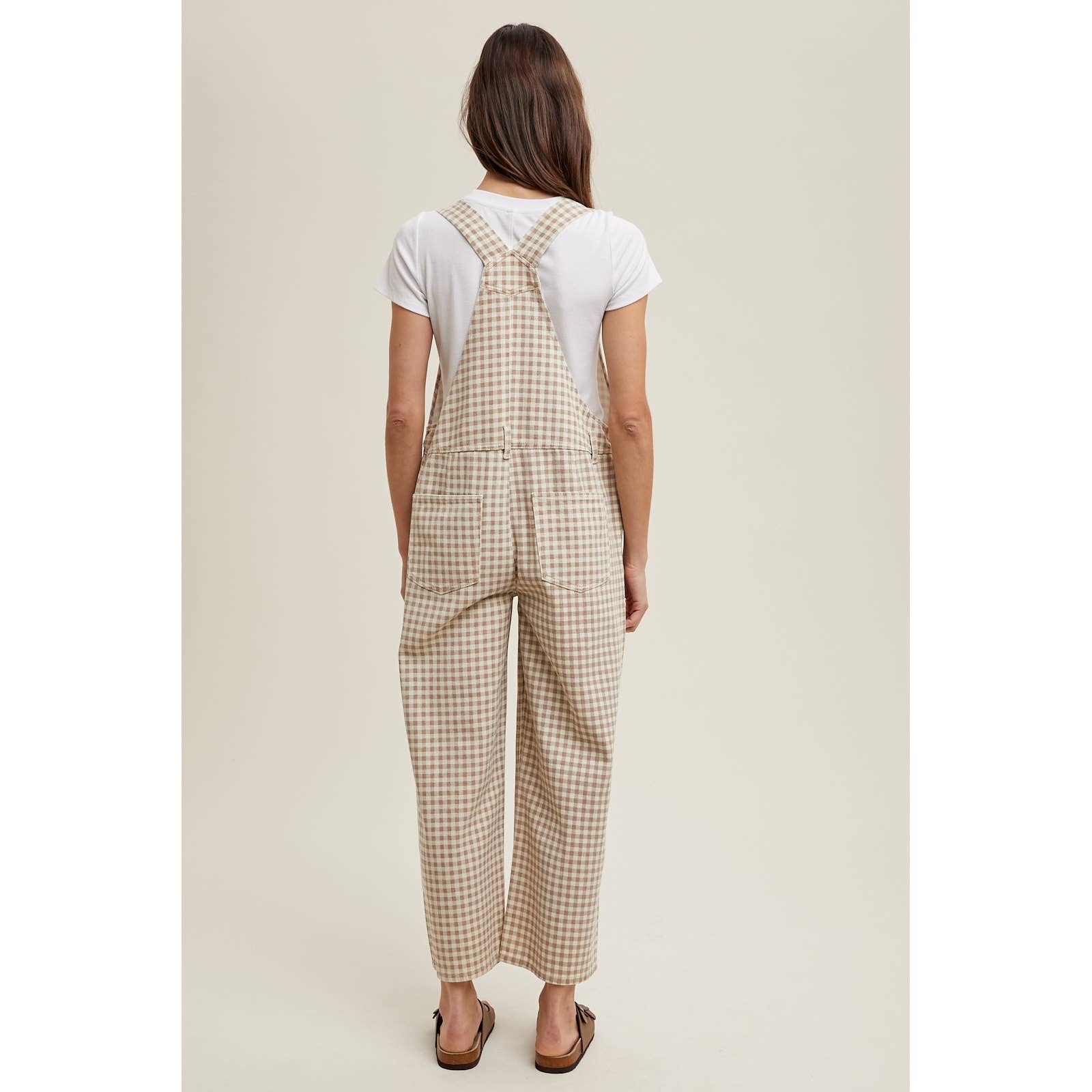 GINGHAM DENIM OVERALL / WL25-10555