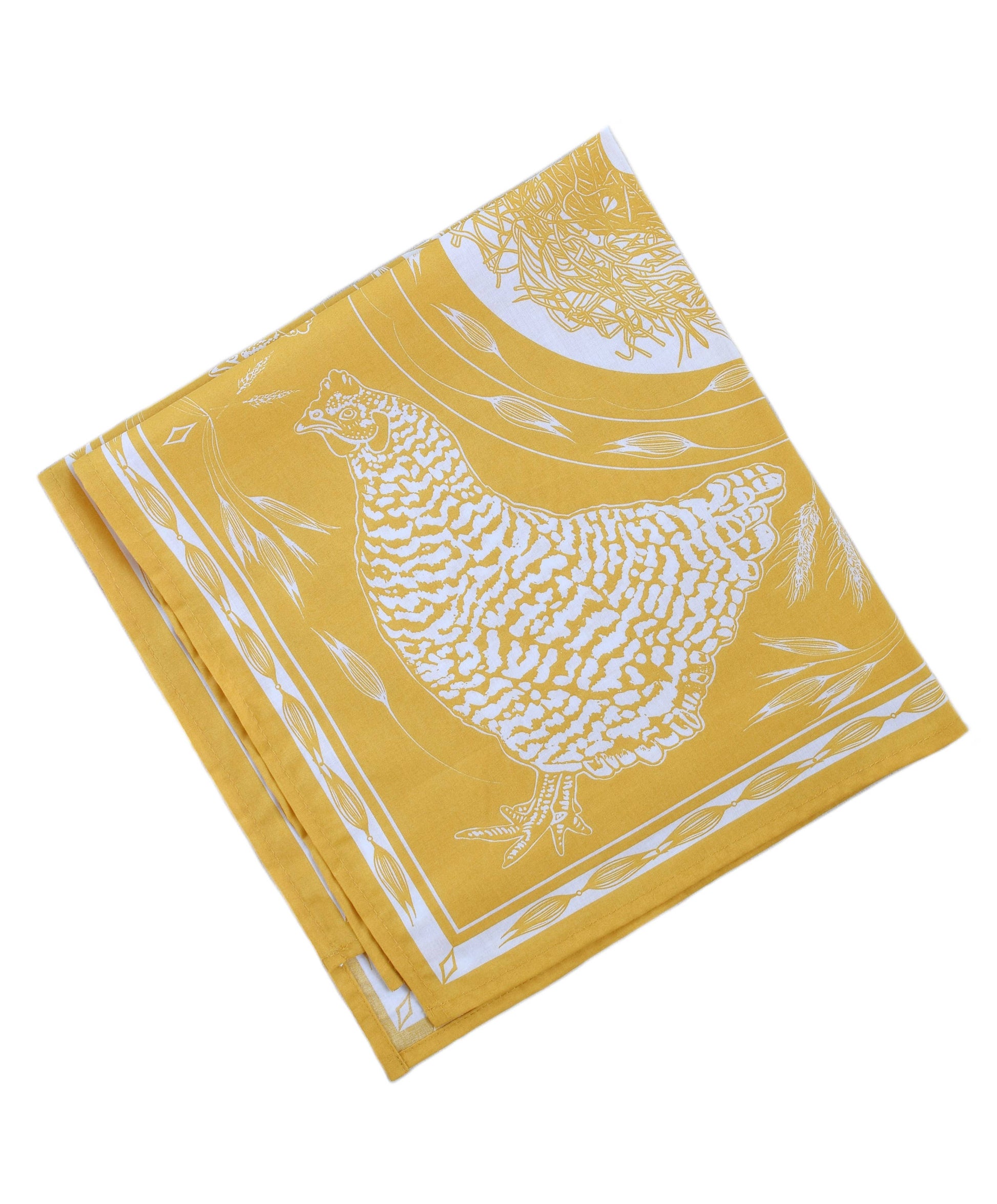 Chicken Bandana - 100% Cotton - Nautical Print - Hanky Ascot