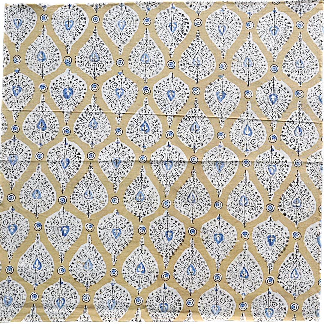 Teardrop Garden - Kalamkari Cotton Bandana