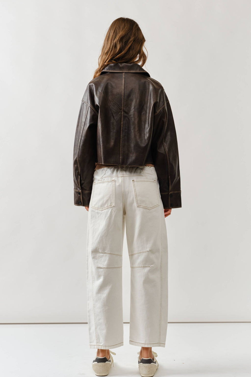 MAJ3310 VINTAGE WASHED LEATHER JACKET