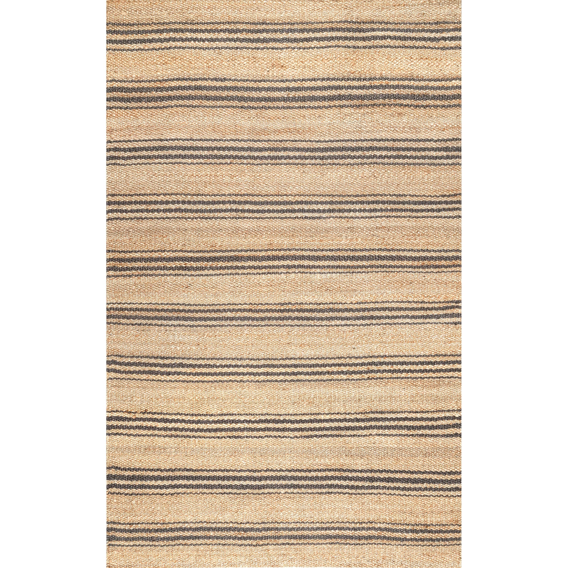 Sycamore Striped Jute Area Rug