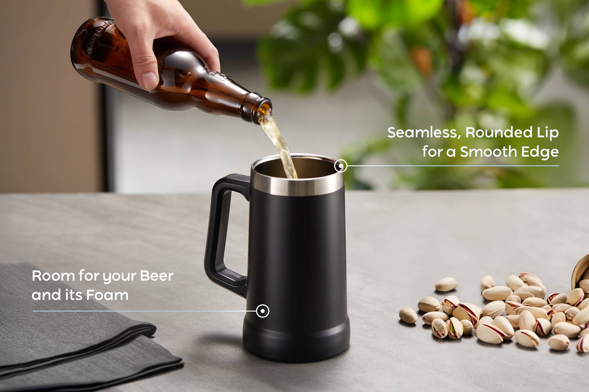 Kook Beer Stein, 23.7 oz