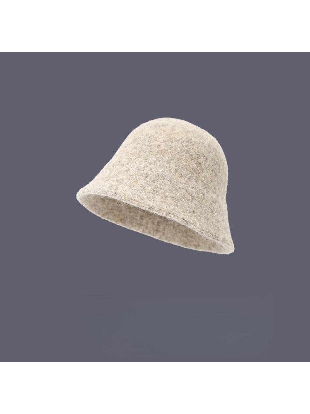 Haila - Winter Solid Color Bucket Hat for Women