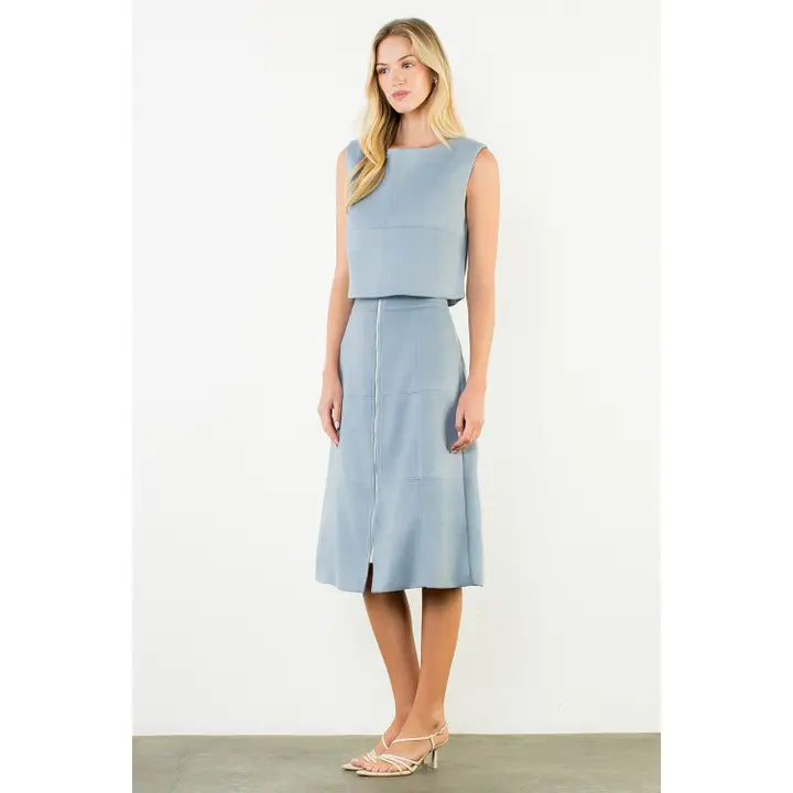 Suede Sleeveless Top