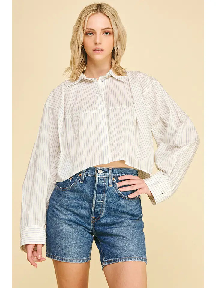 Striped Button Down Shirt